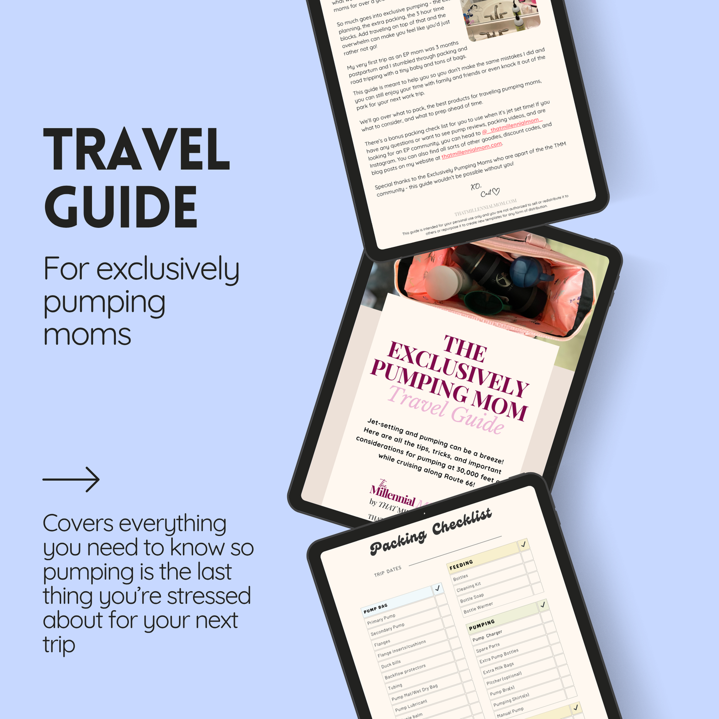 The Exclusively Pumping Mom Travel Guide