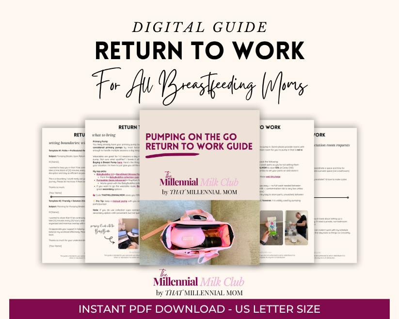 The Exclusively Pumping Mom Return to Work Guide