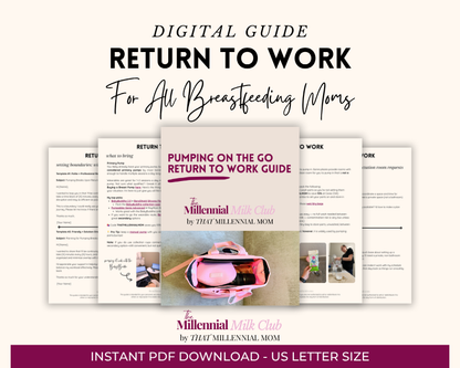 The Exclusively Pumping Mom Return to Work Guide